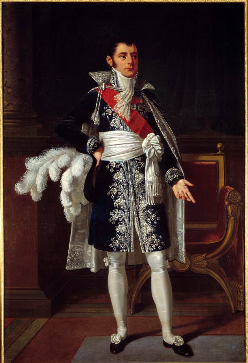 Portret Anne Jean Marie Rene Savary, księcia Rovigo (1774 - 1833) Ministra Policji Generalnej. Obraz Roberta Lefevre