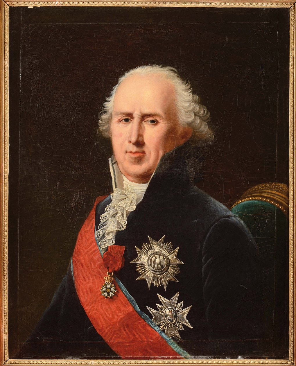 Portret Charlesa-Francoisa (Charles Francois) Lebruna (1739-1824), księcia Plaisance, autorstwa Lefevre, Roberta (1756-1830). olej na płótnie autorstwa Robert Lefevre