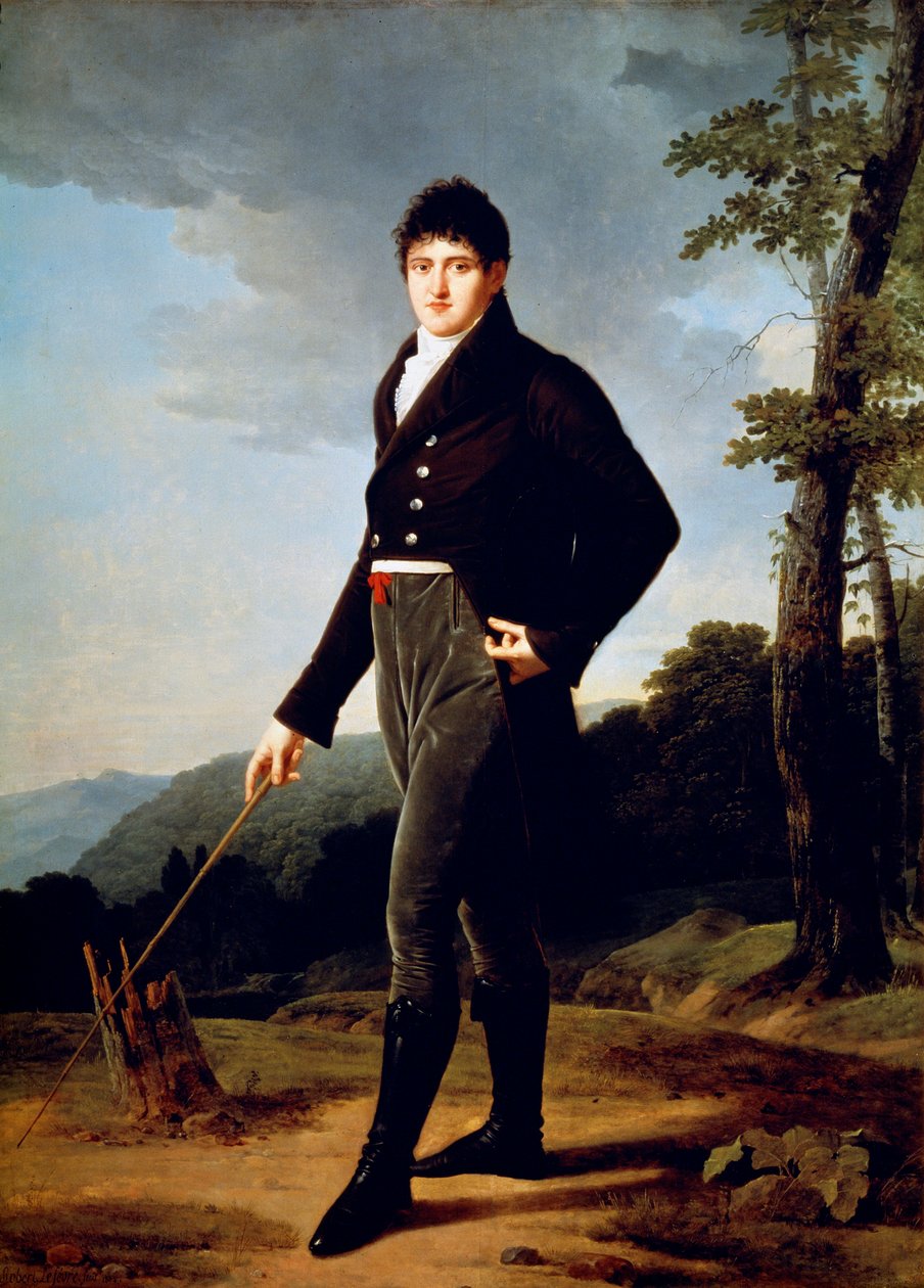 Portret hrabiego Andrieja Bezborodki, 1804 r. autorstwa Robert Lefevre