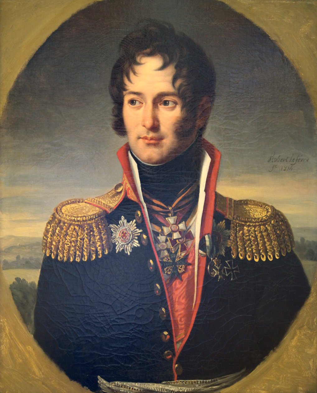 „Portret generała Piotra Cziczerina”, 1814 autorstwa Robert Lefevre