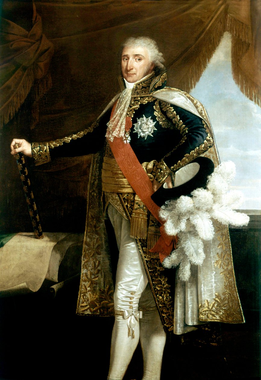 Portret marszałka Charlesa-Pierre-Francois Augereau autorstwa Robert Lefevre