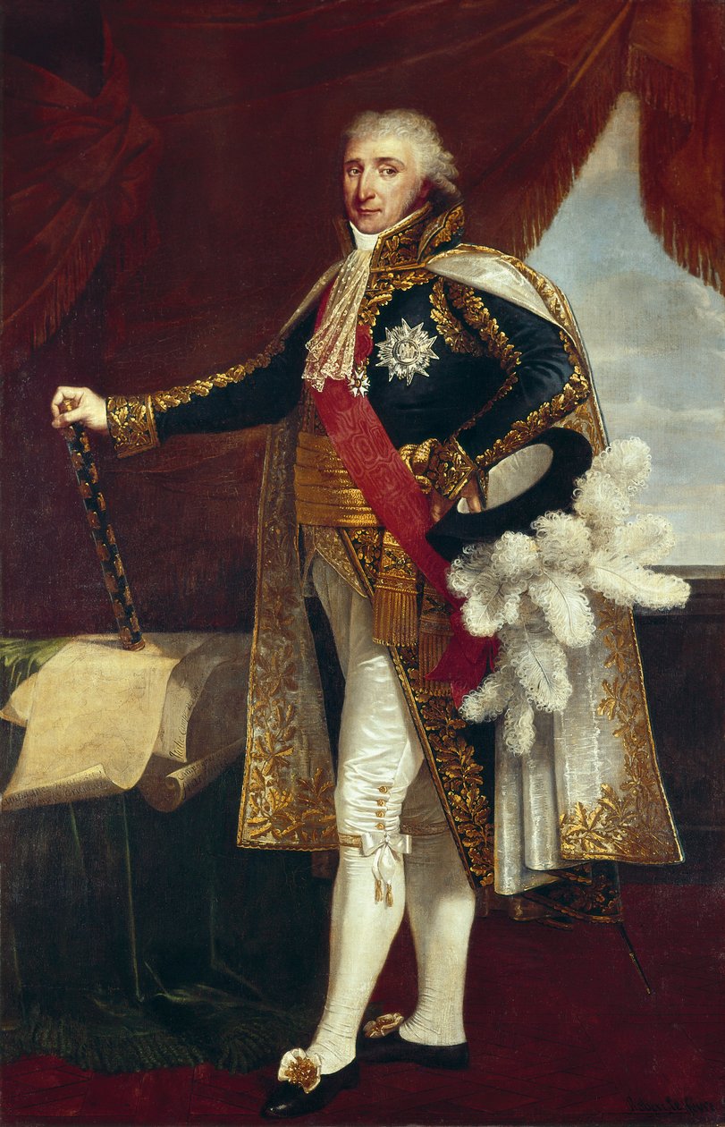 Portret marszałka Charlesa-Pierre-Francois Augereau autorstwa Robert Lefevre