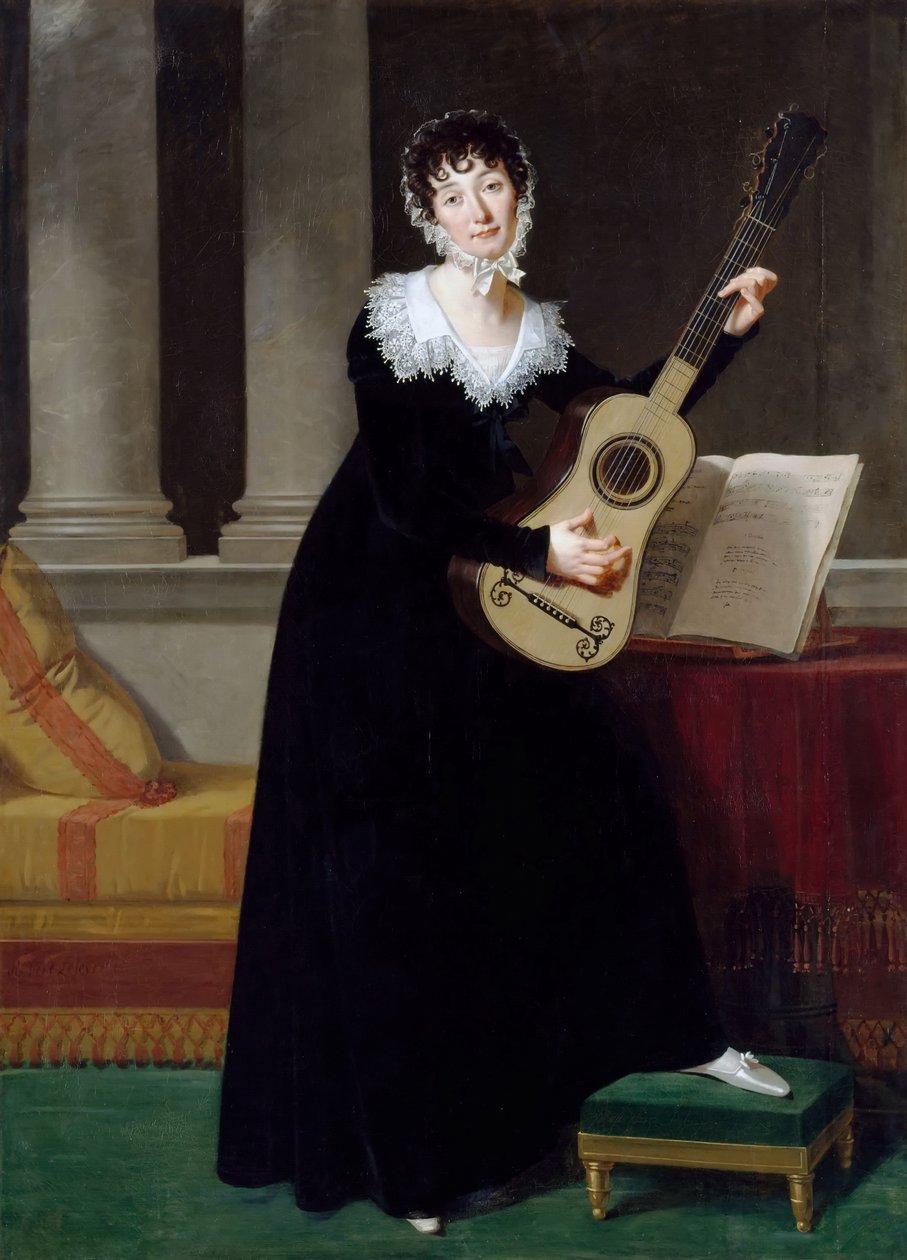 Portret Pauliny Duchambge 1778-1858, z domu de Montet autorstwa Robert Lefevre