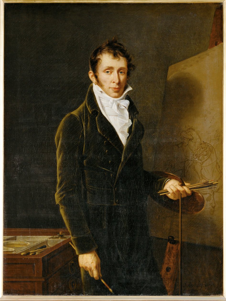 Malarz Carle Vernet ... autorstwa Robert Lefevre