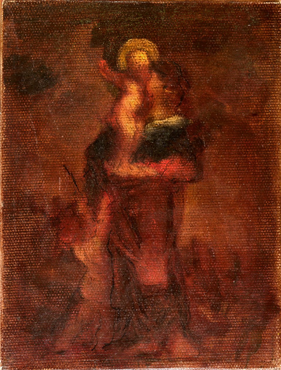 Święta Rodzina, połowa końca XIX wieku. autorstwa Robert Loftin Newman