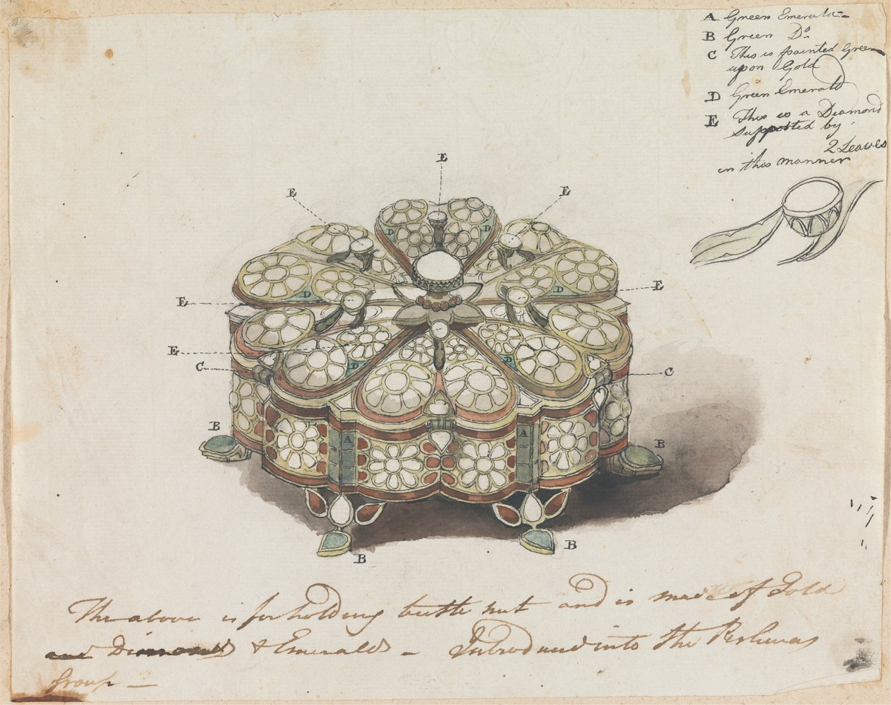 Caja Joyas para Nueces de Mantequilla Pulido autorstwa Robert Mabon