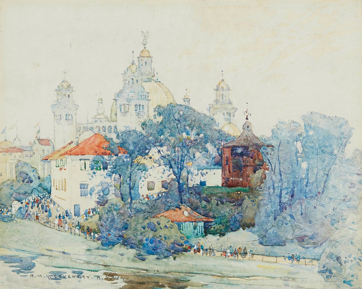 Hala Przemysłowa, Międzynarodowa Wystawa Glasgow autorstwa Robert McGowan Coventry