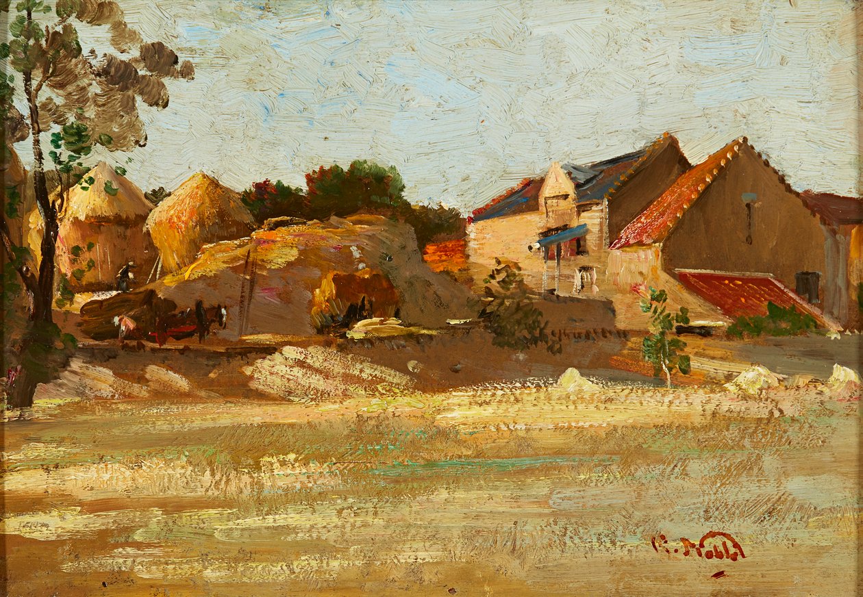 Farma East Lothian (olej na pokładzie) autorstwa Robert McGregor