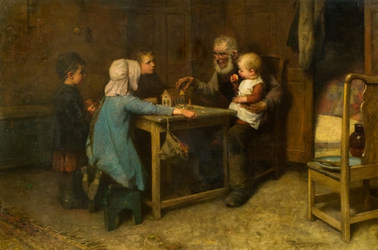 Historia potopu (olej na płótnie) autorstwa Robert McGregor