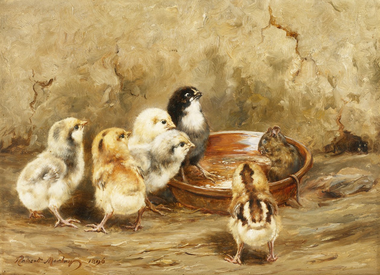 Nieproszony gość na lunch, 1896 autorstwa Robert Morley