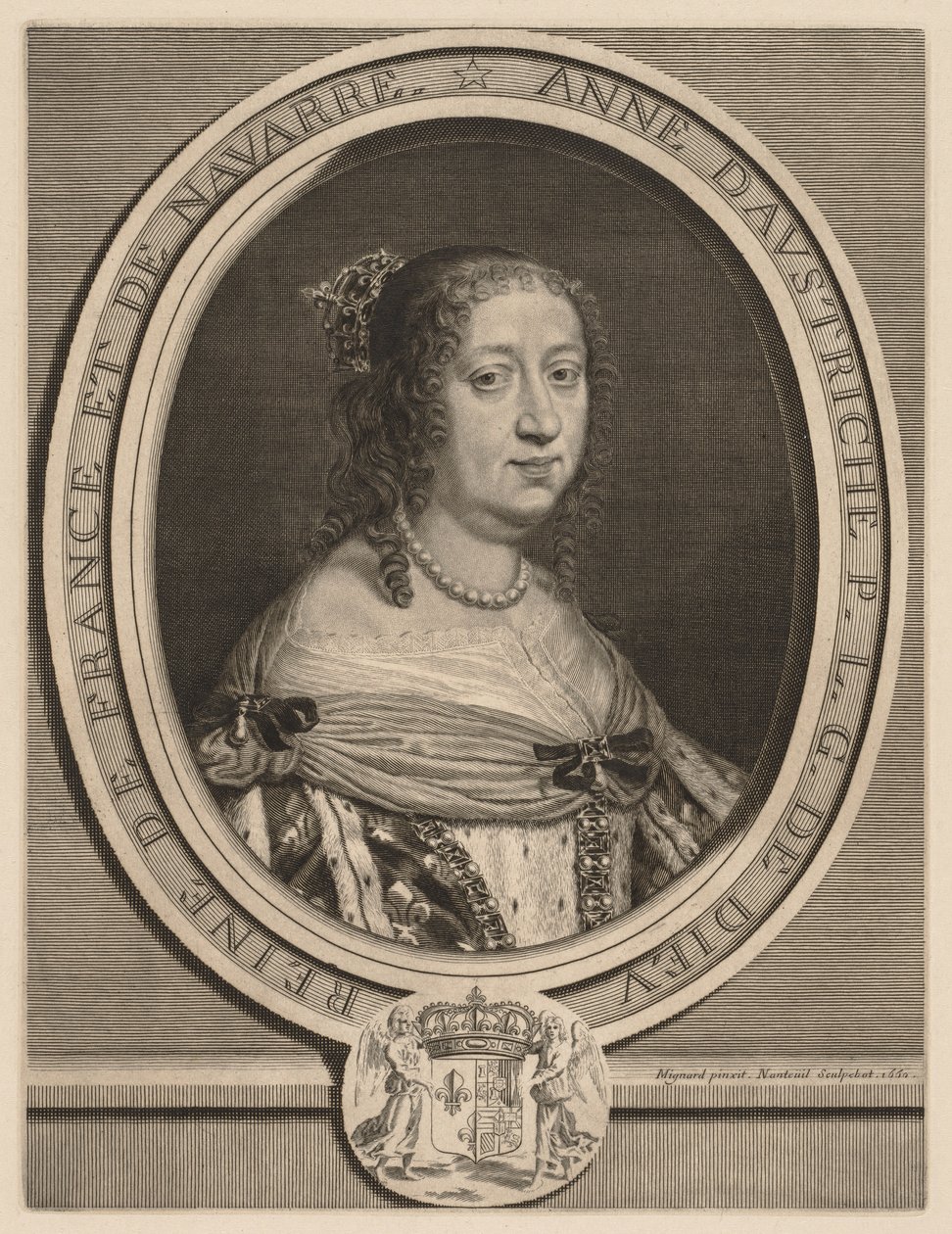 Anna Austriacka, królowa Francji autorstwa Robert Nanteuil