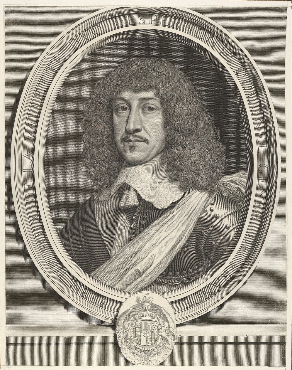 Bernard de Foix de La Valette książę Epernon, 1630. autorstwa Robert Nanteuil