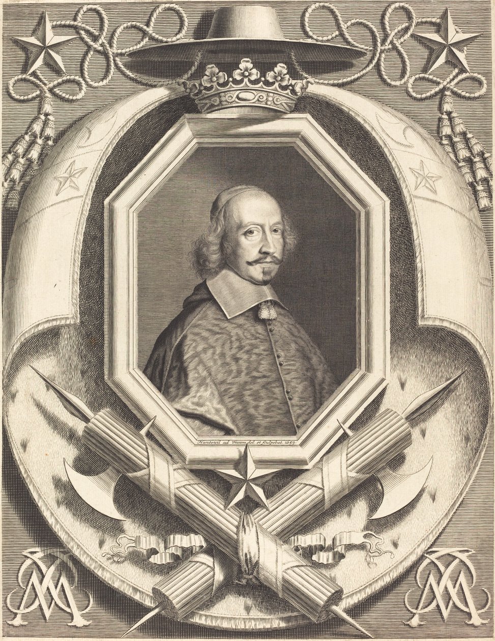 Kardynał Jules Mazarin autorstwa Robert Nanteuil