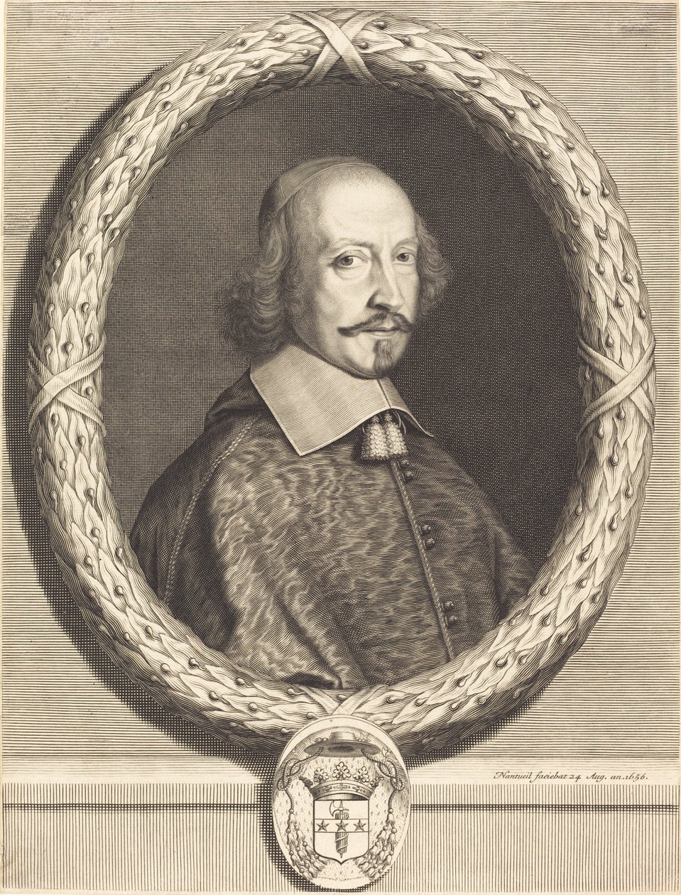Kardynał Jules Mazarin autorstwa Robert Nanteuil