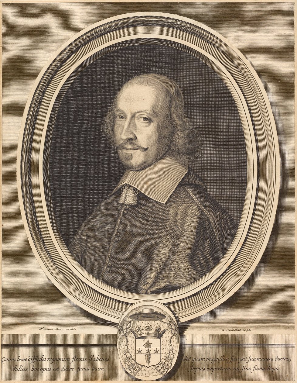 Kardynał Jules Mazarin autorstwa Robert Nanteuil