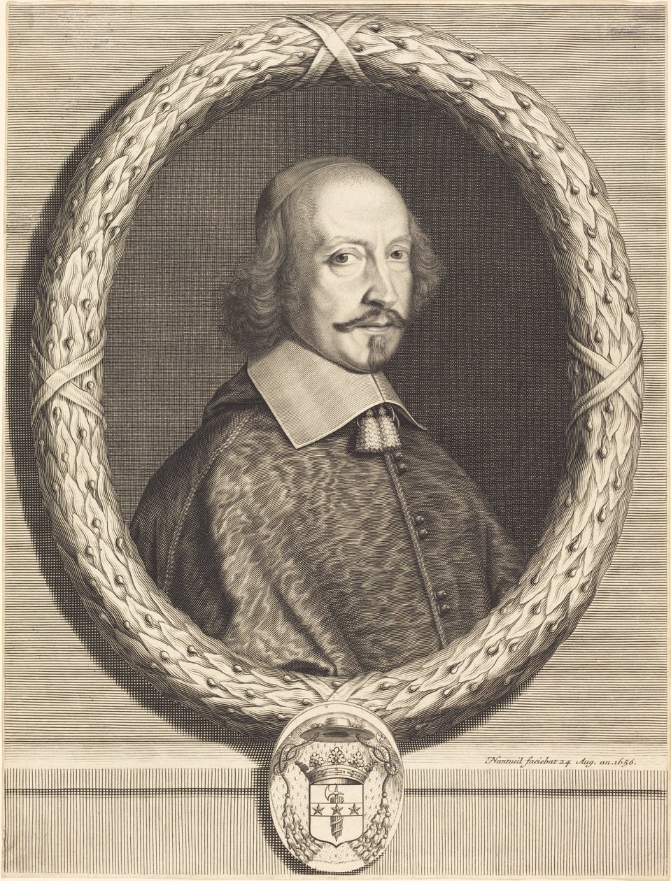Kardynał Jules Mazarin autorstwa Robert Nanteuil