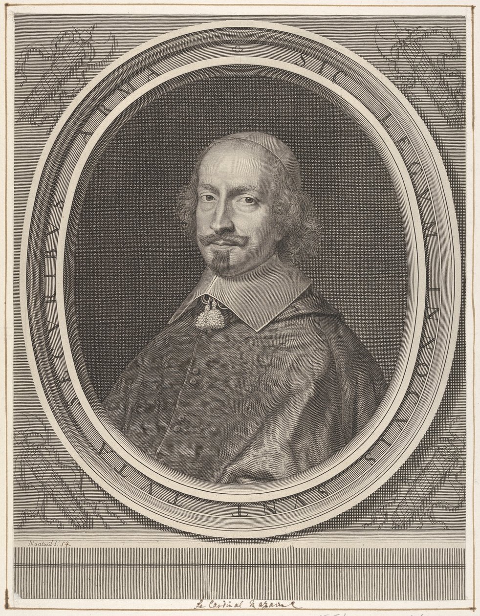 Kardynał Jules Mazarin autorstwa Robert Nanteuil