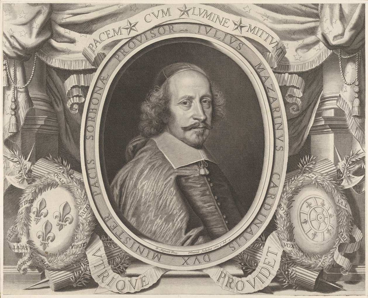 Kardynał Jules Mazarin autorstwa Robert Nanteuil