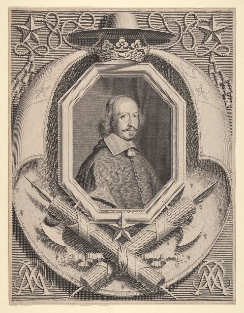 Kardynał Jules Mazarin autorstwa Robert Nanteuil