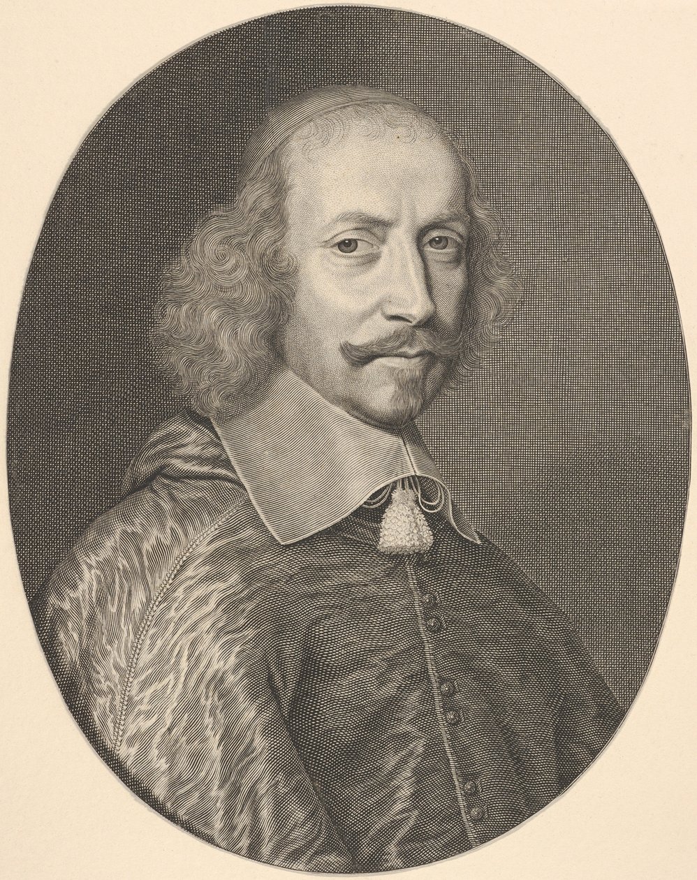 Kardynał Jules Mazarin, 1655. autorstwa Robert Nanteuil