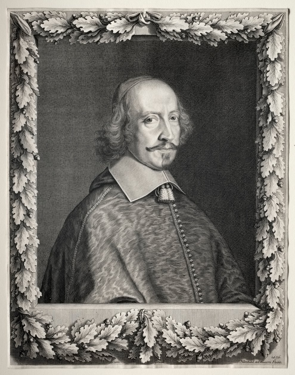 Kardynał Mazarin autorstwa Robert Nanteuil