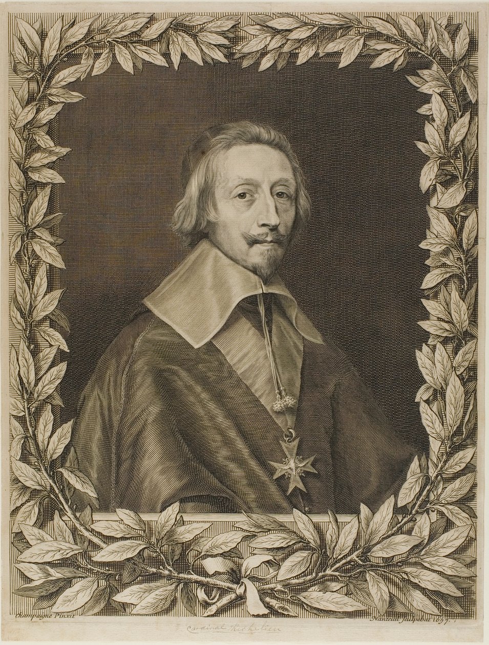 kardynał Richelieu autorstwa Robert Nanteuil