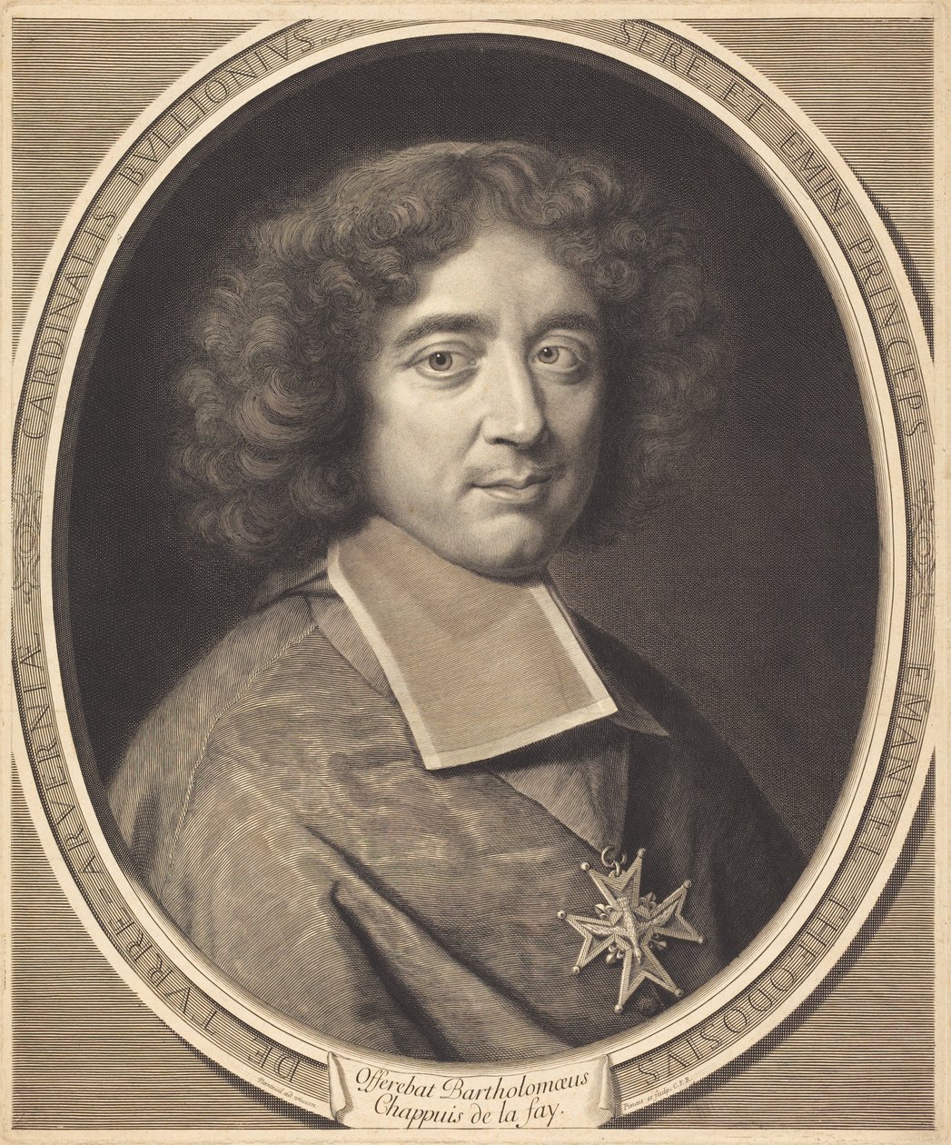 Kardynał de Bouillon autorstwa Robert Nanteuil