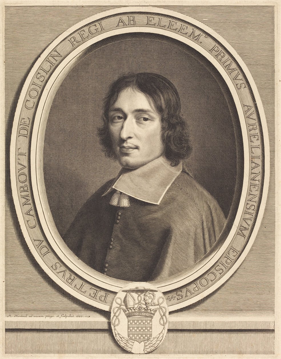 Kardynał de Coislin autorstwa Robert Nanteuil