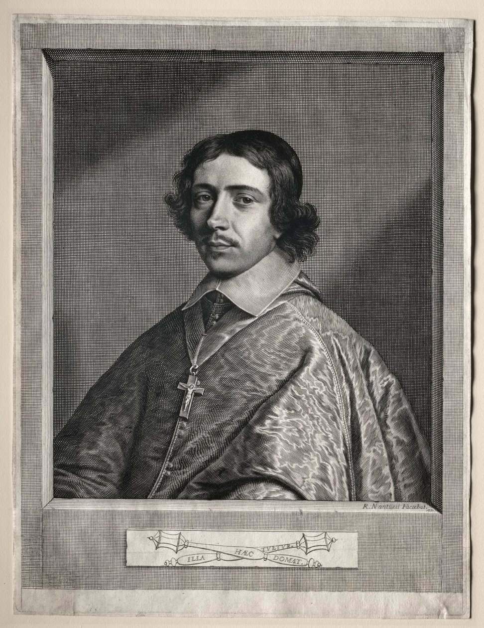 Kardynał Retz, 1650. autorstwa Robert Nanteuil