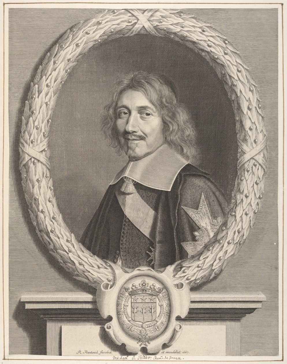 Kanclerz Le Tellier, XVII wiek. autorstwa Robert Nanteuil