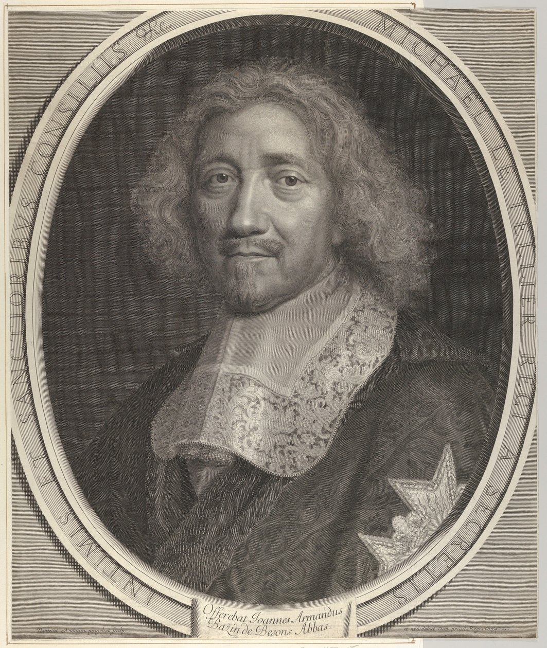 Kanclerz Michel IV Le Tellier autorstwa Robert Nanteuil