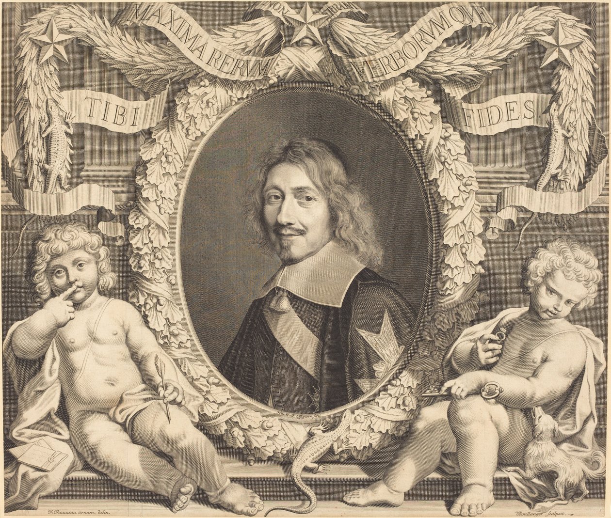 Kanclerz Michel Le Tellier autorstwa Robert Nanteuil