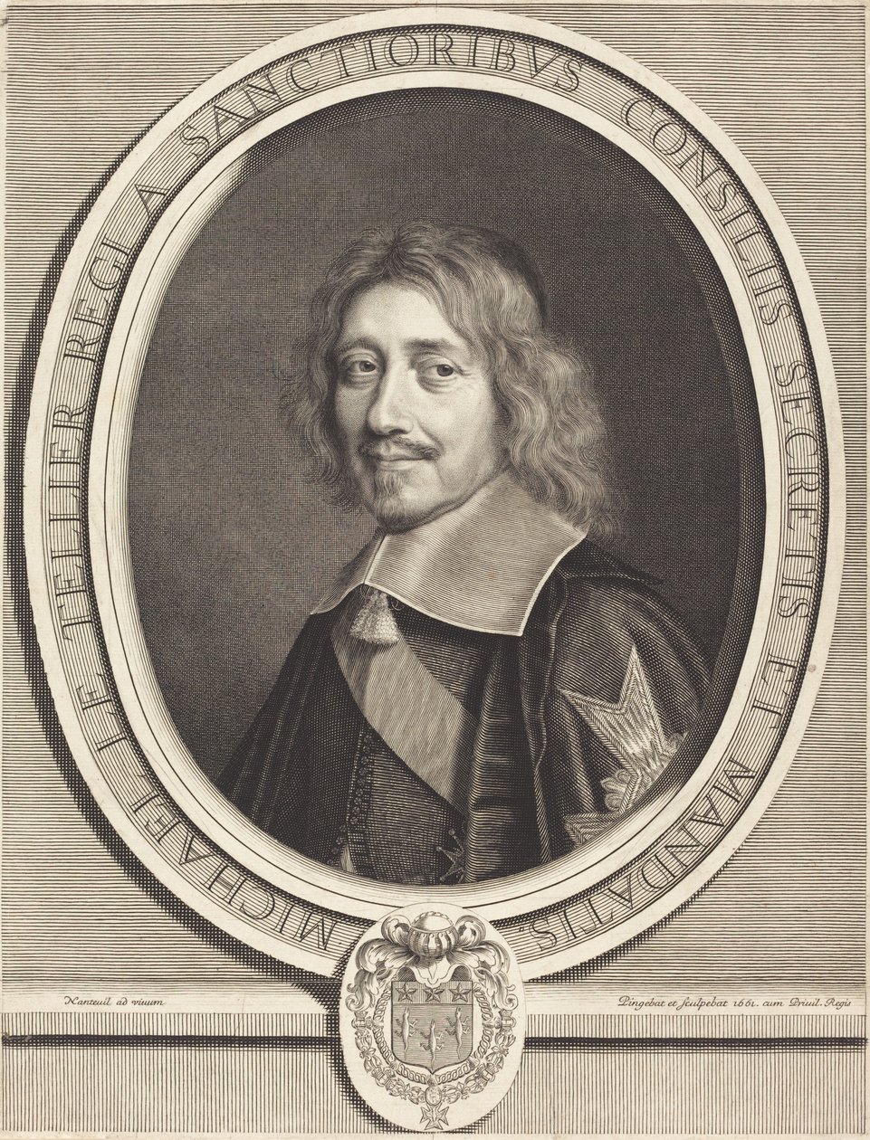 Kanclerz Michel Le Tellier autorstwa Robert Nanteuil