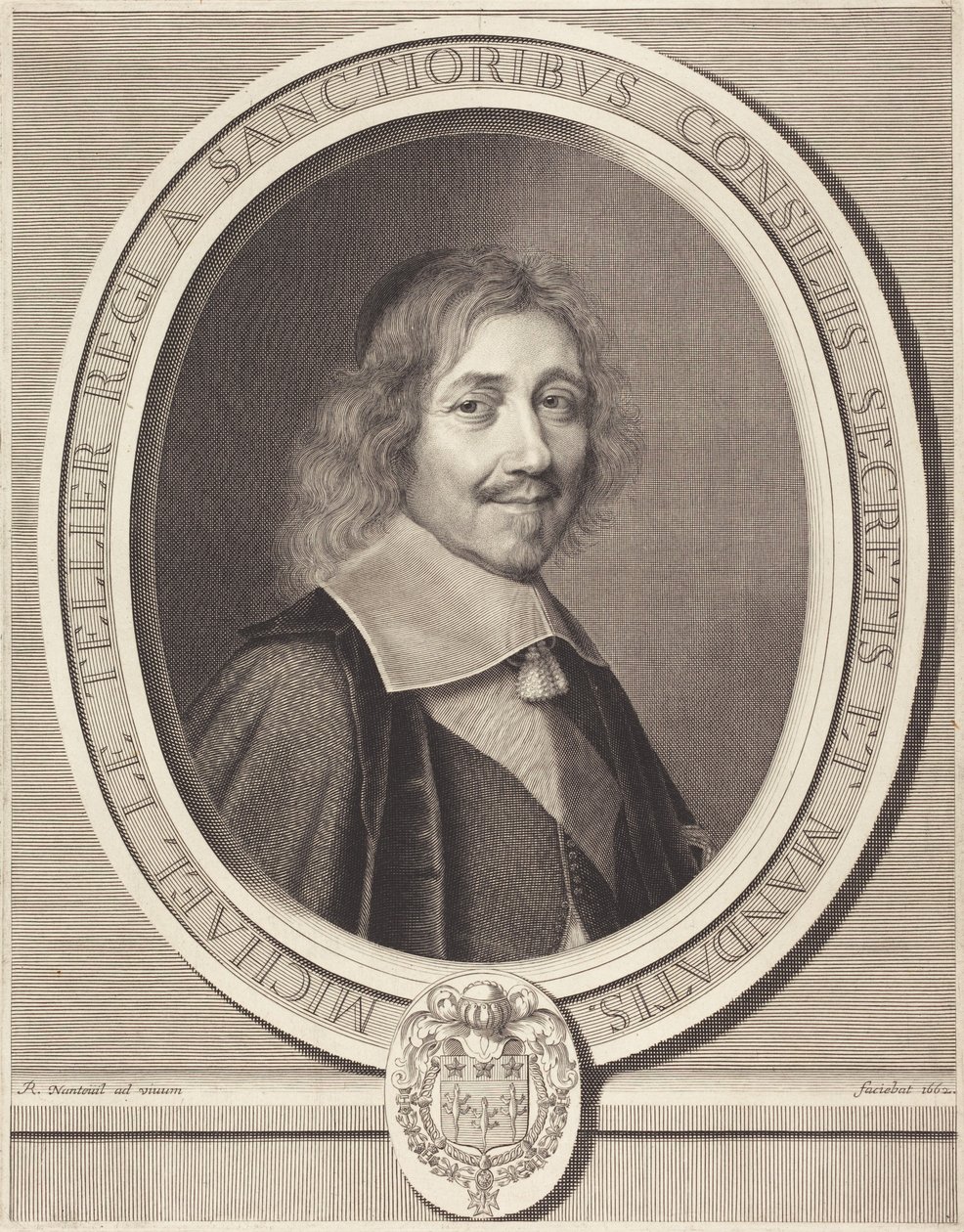 Kanclerz Michel Le Tellier autorstwa Robert Nanteuil