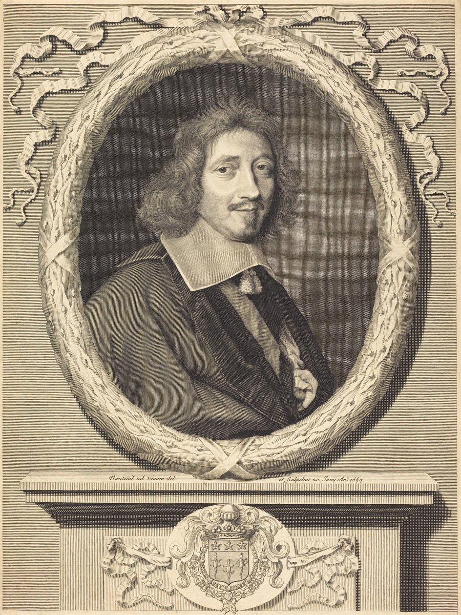 Kanclerz Michel Le Tellier autorstwa Robert Nanteuil