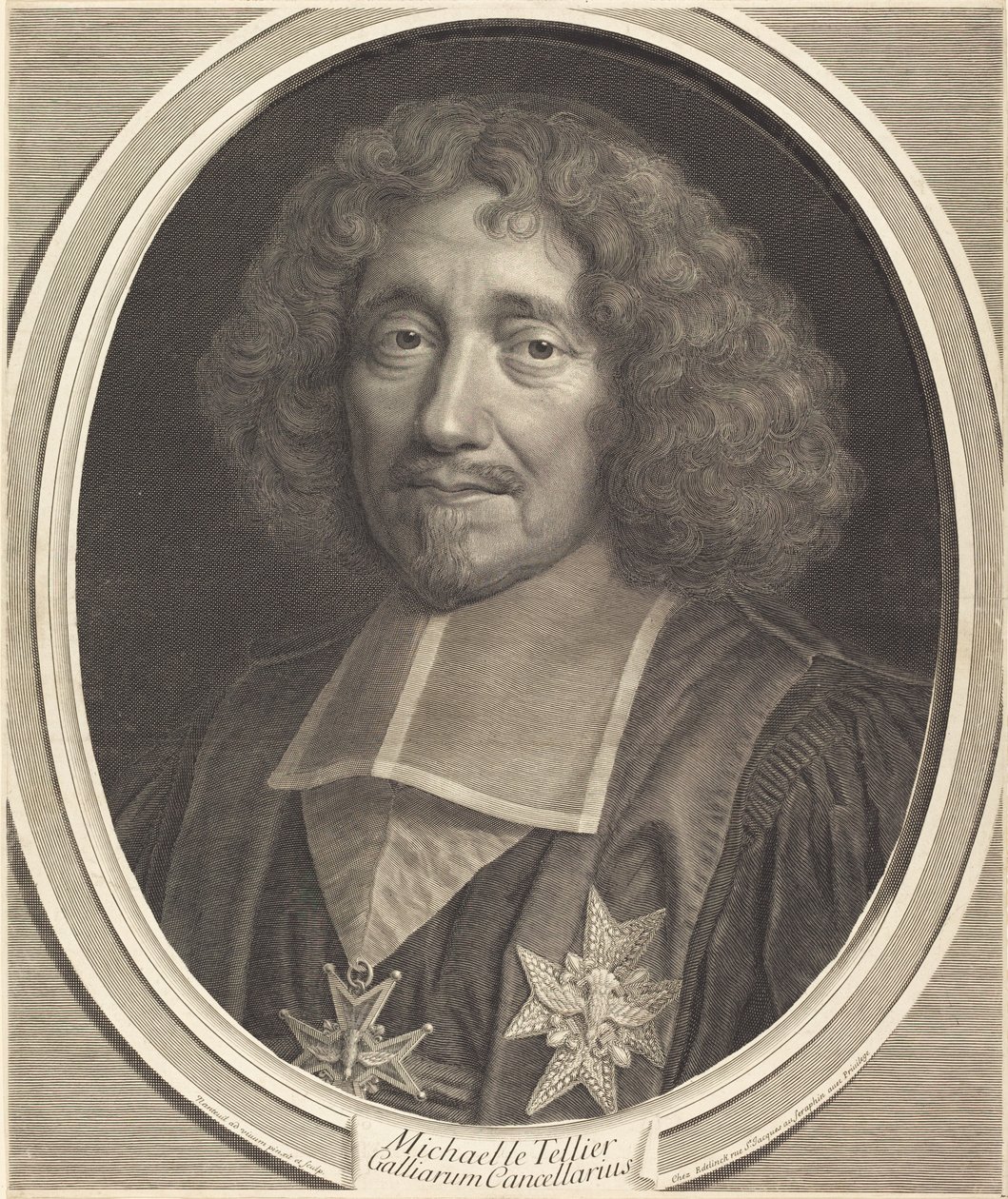 Kanclerz Michel Le Tellier autorstwa Robert Nanteuil