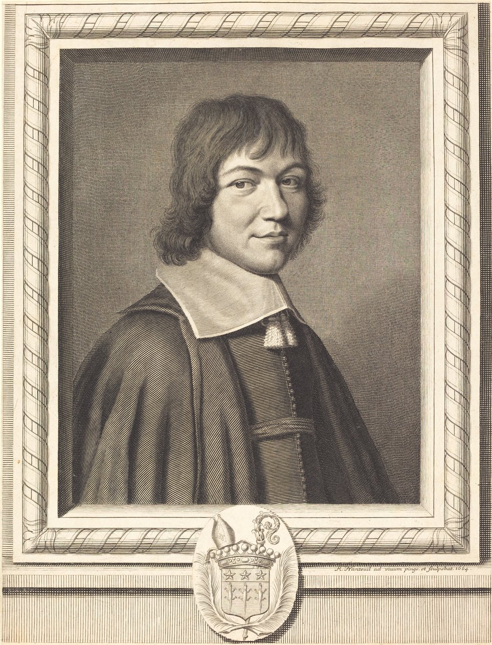 Charles Maurice Le Tellier autorstwa Robert Nanteuil