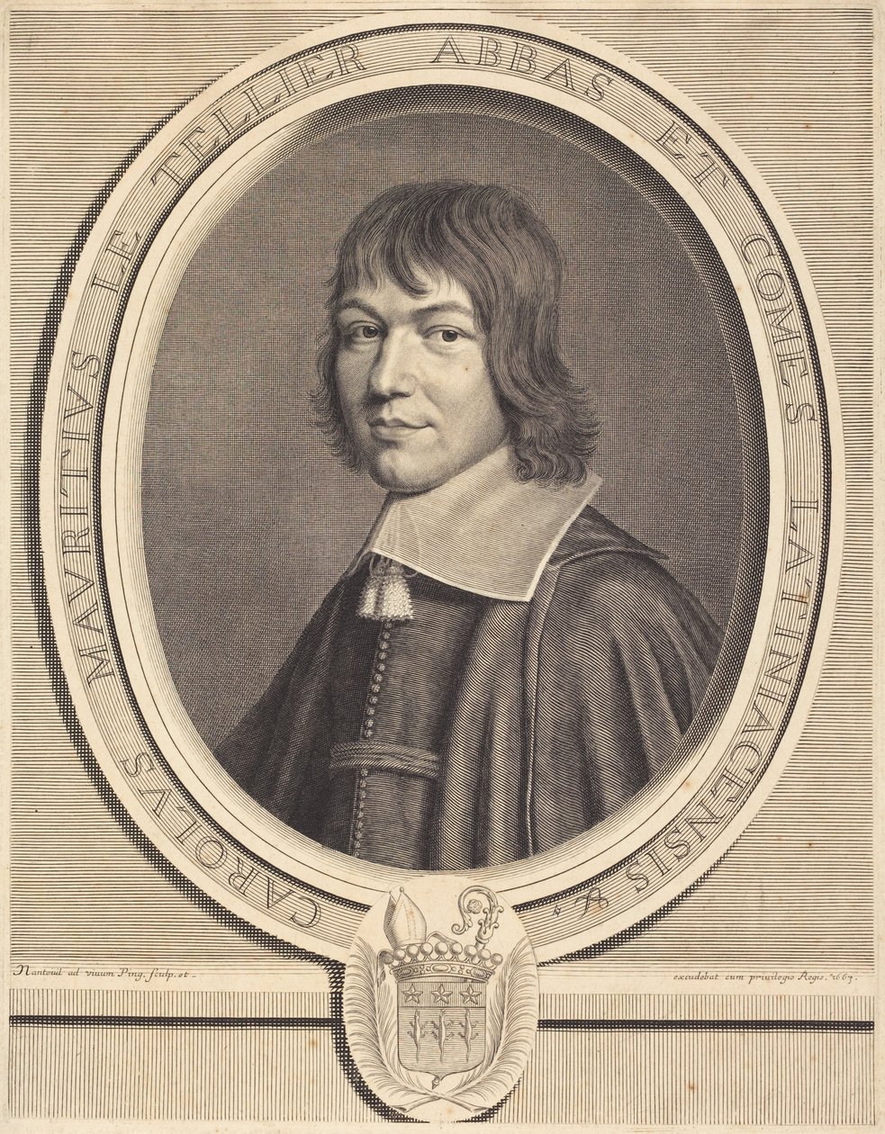 Charles-Maurice Le Tellier autorstwa Robert Nanteuil