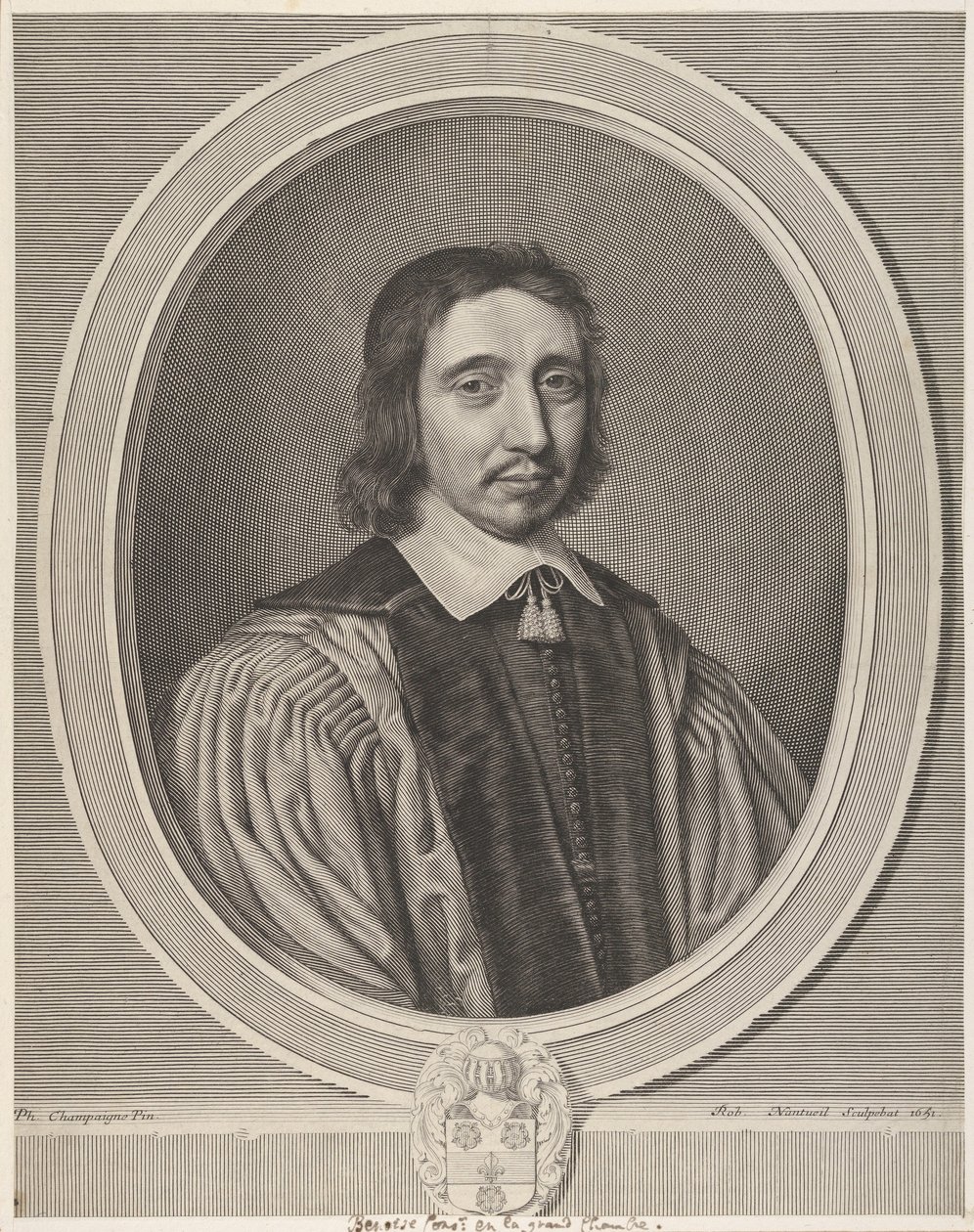 Karol Benoise, 1651. autorstwa Robert Nanteuil
