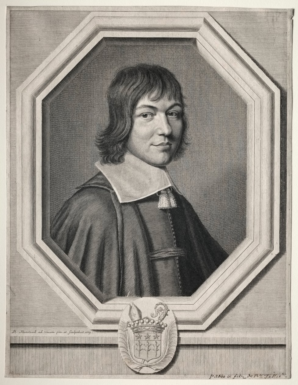 Charles Maurice le Tellier autorstwa Robert Nanteuil