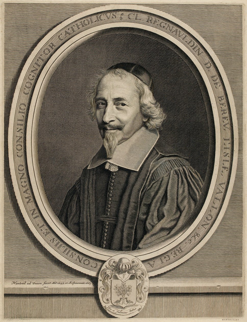 Claude Regnauldin de Béru autorstwa Robert Nanteuil