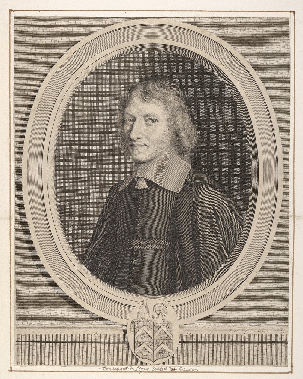 Dominique de Ligny, 1654. autorstwa Robert Nanteuil