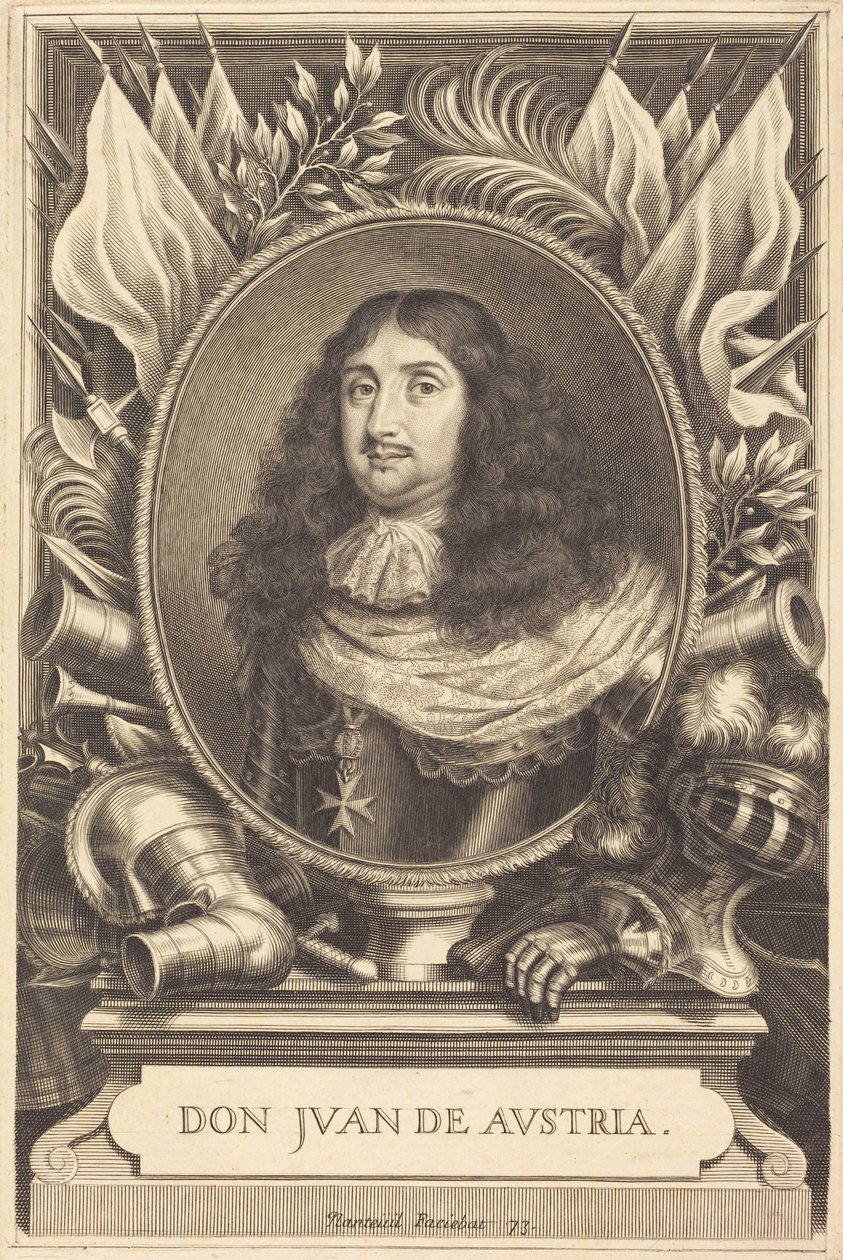 Don Juan Austriacki autorstwa Robert Nanteuil