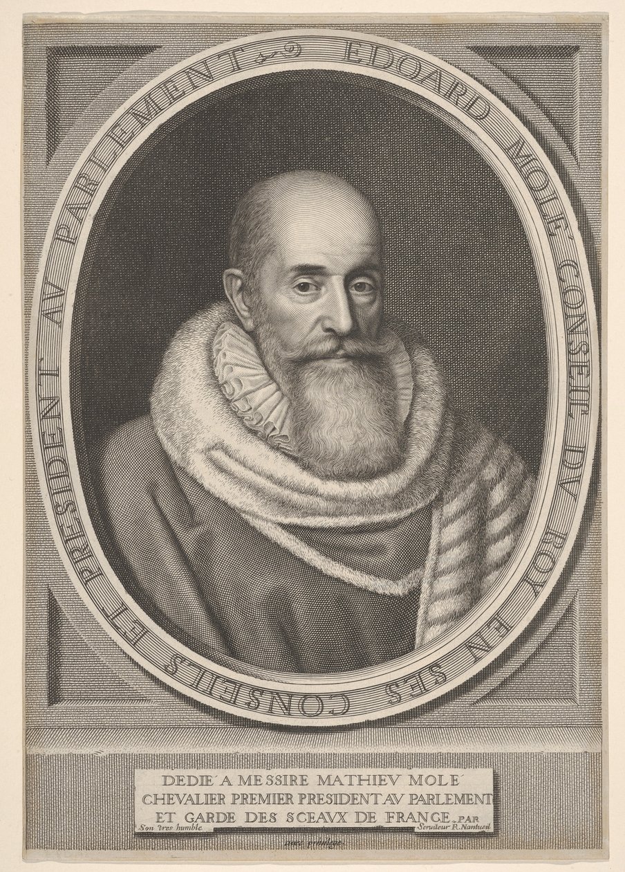 Edouard Molé autorstwa Robert Nanteuil