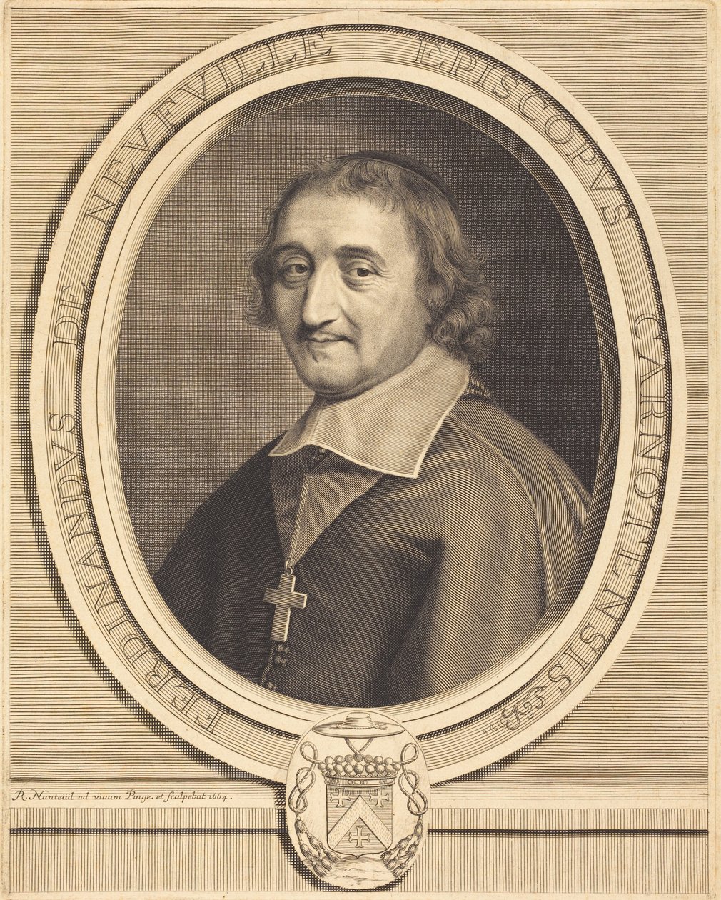 Ferdinand de Neufville autorstwa Robert Nanteuil