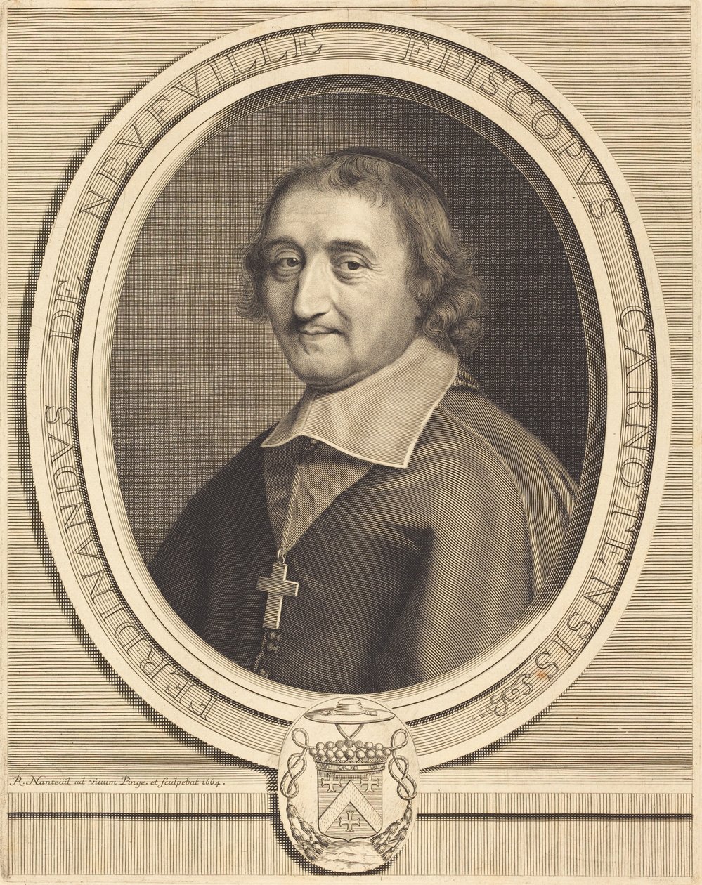 Ferdinand de Neufville autorstwa Robert Nanteuil