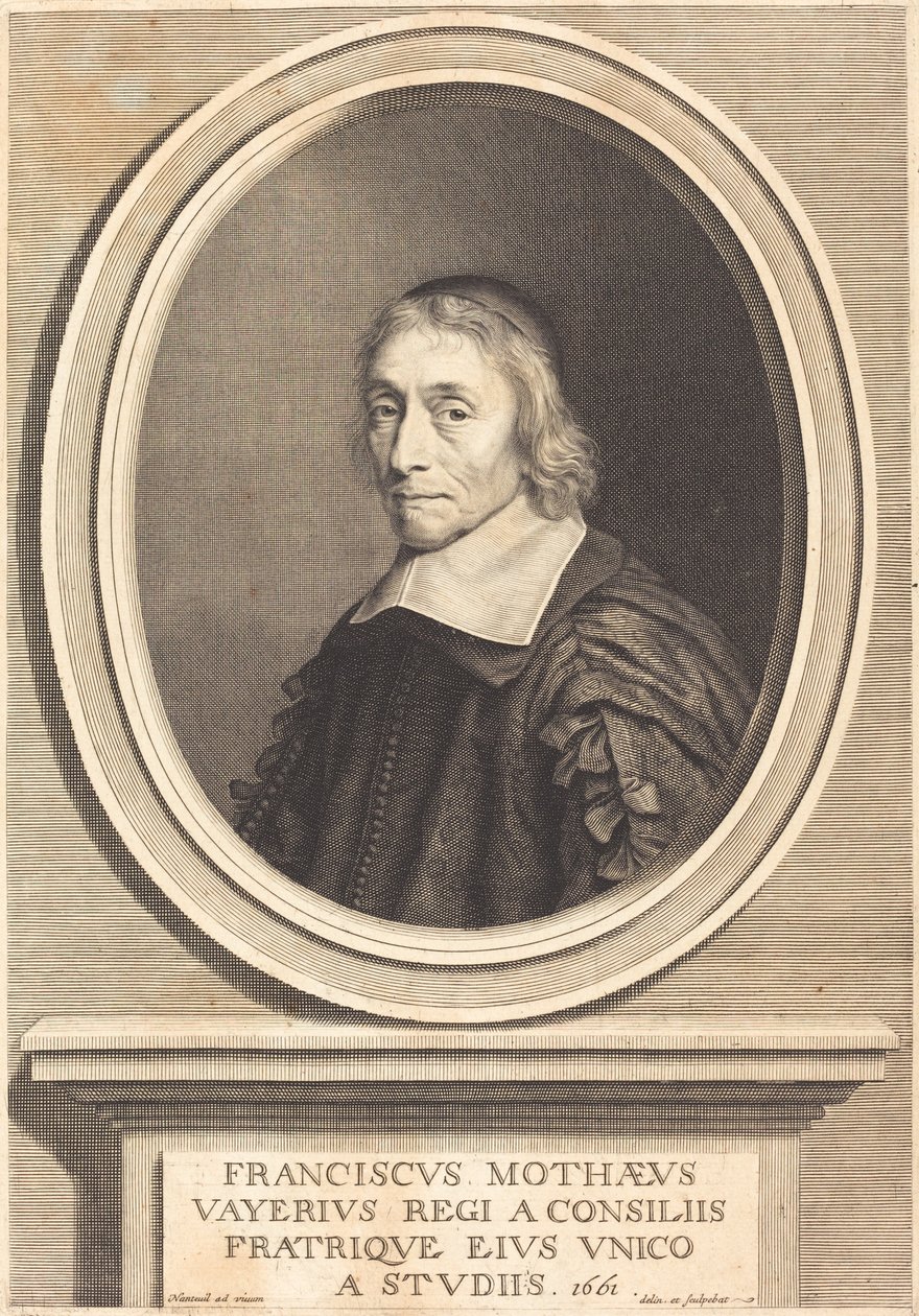 Francois de la Mothe Le Vayer autorstwa Robert Nanteuil
