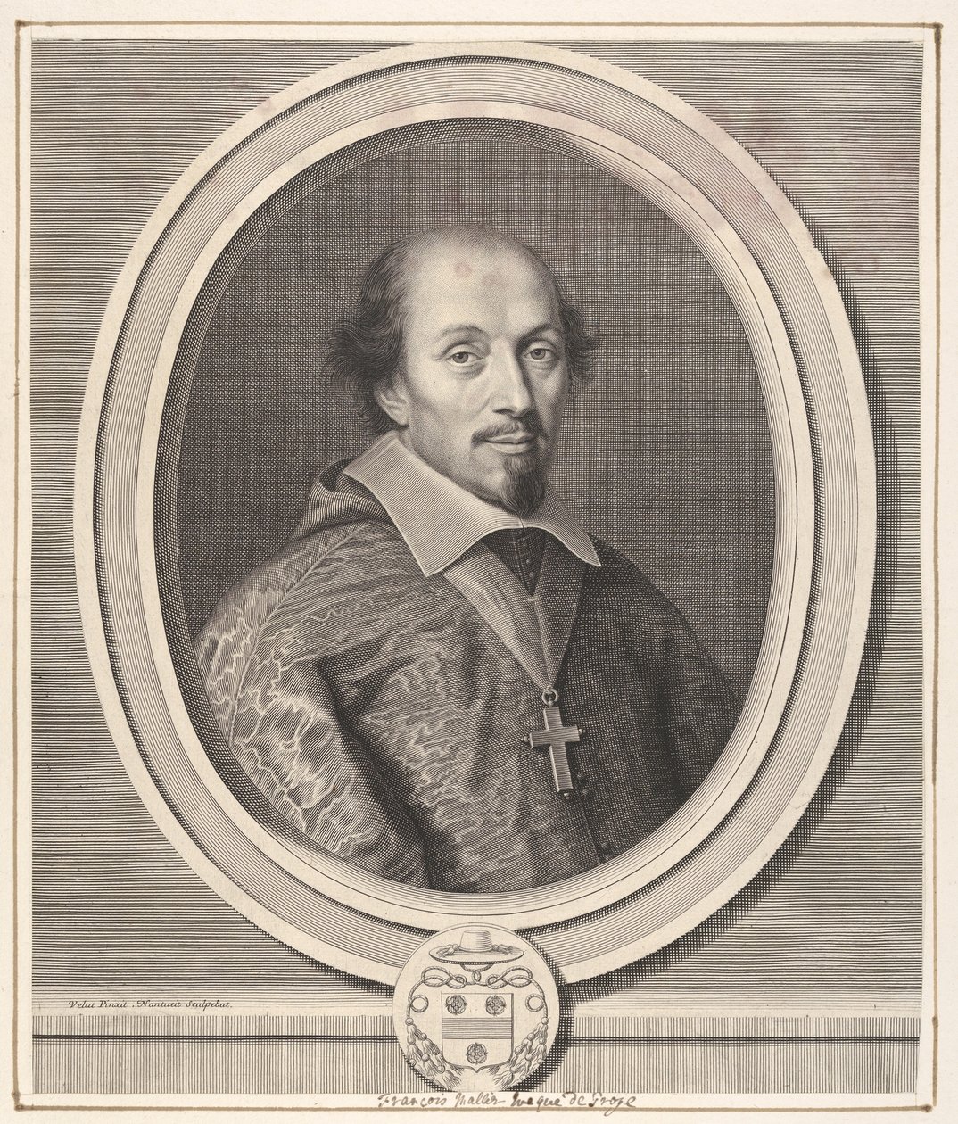 Francois Mallier du Houssay, ca. 1656. autorstwa Robert Nanteuil