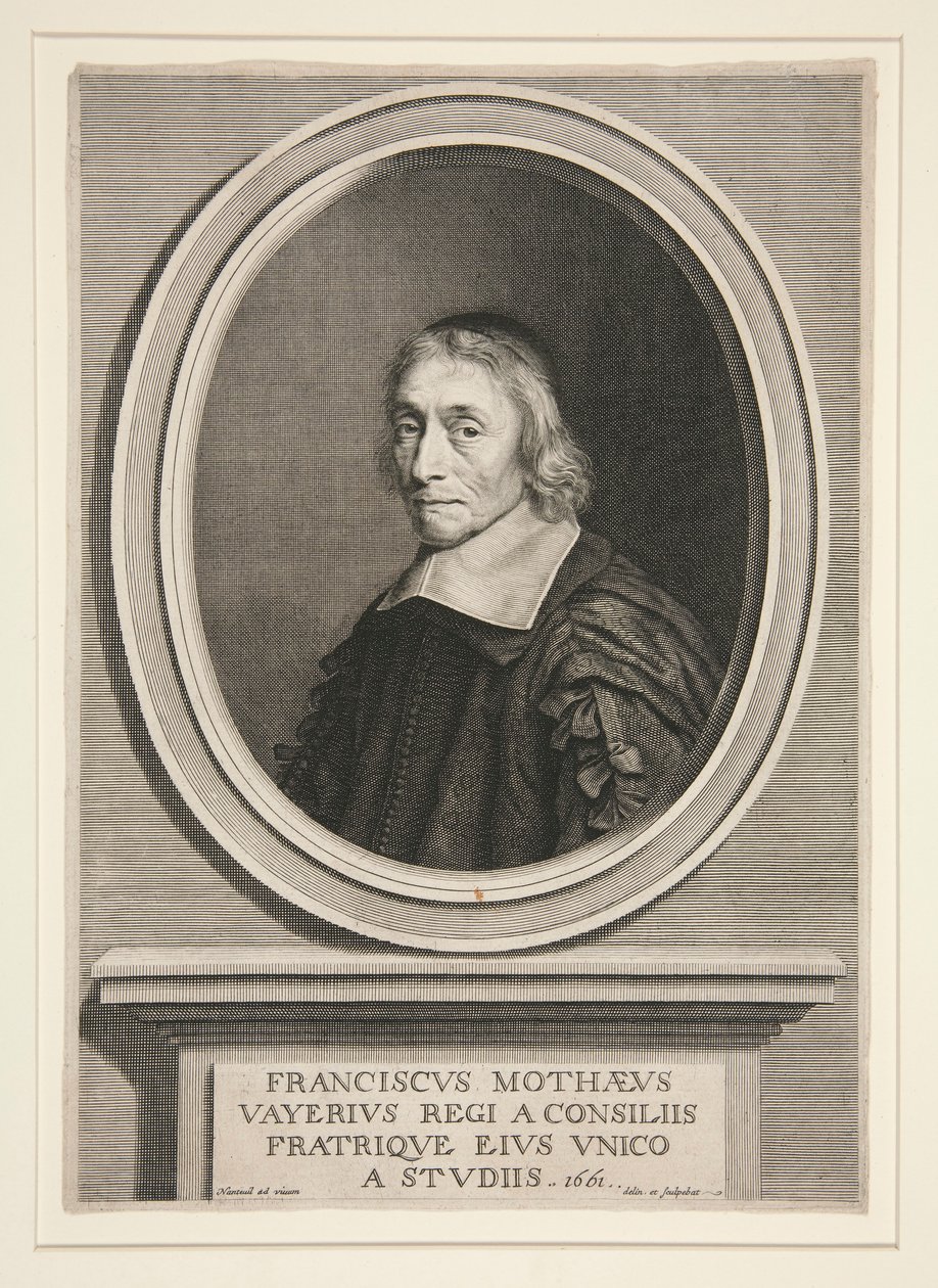 François de la Mothe-Le Vayer, doradca autorstwa Robert Nanteuil