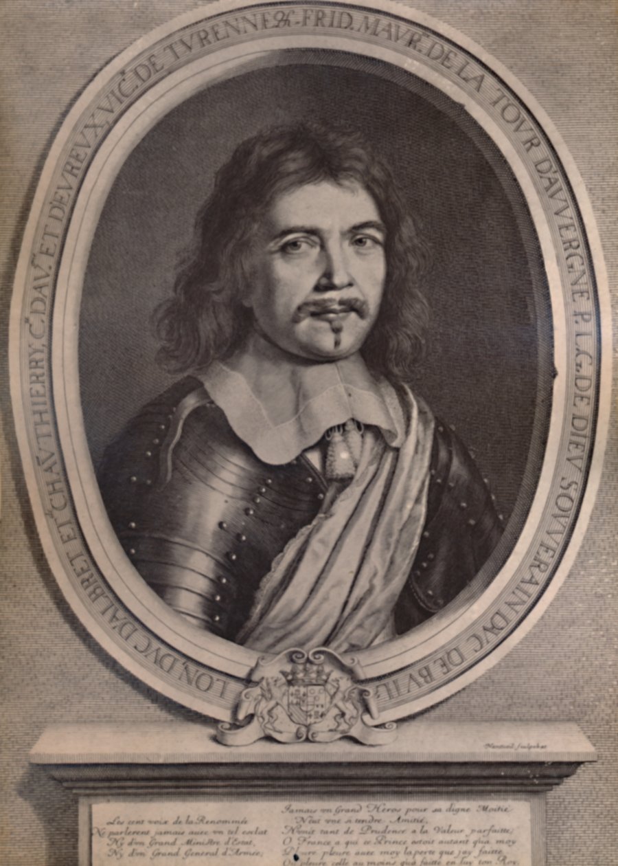 Frederic Maurice de la Tour dAuvergne, książę Bouillon, żołnierz francuski, XVII w. 1894 autorstwa Robert Nanteuil